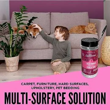 Aunt Fannie's Pest Powder, Effective Against Fleas & Ticks, Multi Surface Use for Pests, 11.5 oz (Single)