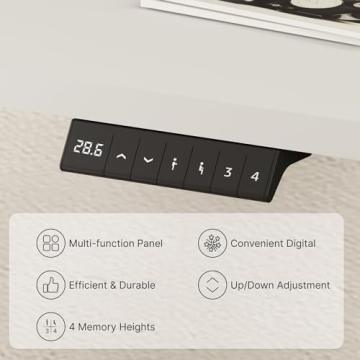 FLEXISPOT EN2 Standing Desk, Height Adjustable & Spacious