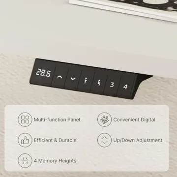 FLEXISPOT EN2 Standing Desk, Height Adjustable & Spacious