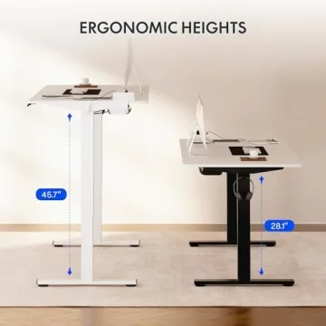 FLEXISPOT EN2 Standing Desk, Height Adjustable & Spacious