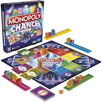 Fast-Paced Monopoly Chance Board Game for Family Fun