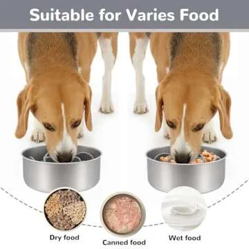 MateeyLife Silicone Slow Feeder Insert for Dogs