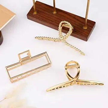 Durable Mehayi Metal Claw Clips for Thick Hair - Chic Hold