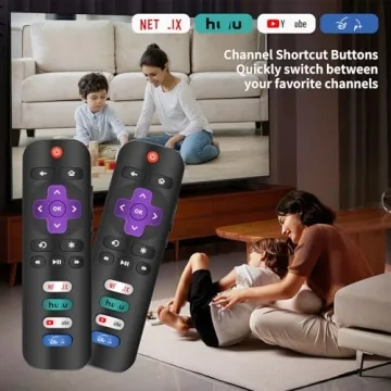 Top Quality Pack of 2 Roku TV Replacement Remotes