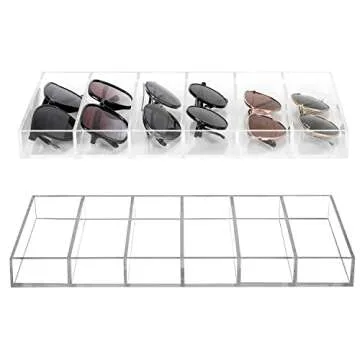 Acrylic Sunglass Holder & Organizer for Home and Retail