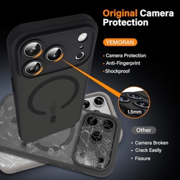 Premium YEMORAN Case for iPhone 17 Pro with MagSafe