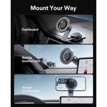 ESR Magnetic Car Mount for Tesla - Sleek, Secure & Convenient