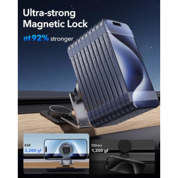 ESR Magnetic Car Mount for Tesla - Sleek, Secure & Convenient