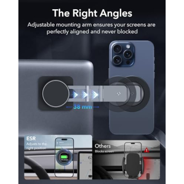ESR Magnetic Car Mount for Tesla - Sleek, Secure & Convenient