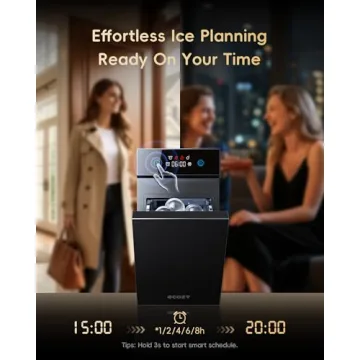 ecozy 2.1" Clear Ice Ball Maker for Home Bars