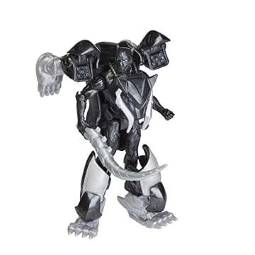 Marvel Mech Strike Mechasaurs, 4-Inch Black Panther with Sabre Claw Action Figures, Super Hero Toys for Kids Ages 4 and Up