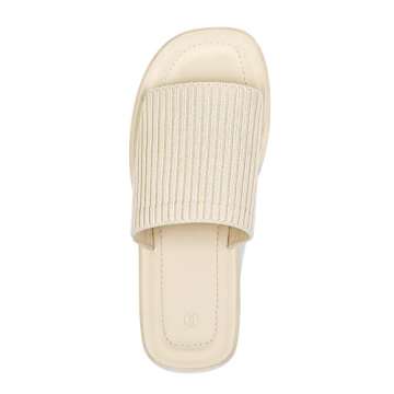 mysoft Women's Comfortable Platform Slide Sandals