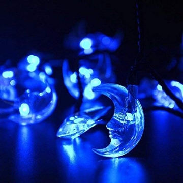 UCTEK Solar String Lights 20ft 30LED Moon Fairy Lights