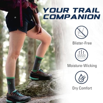 CloudLine Merino Wool Hiking Socks for Men & Women