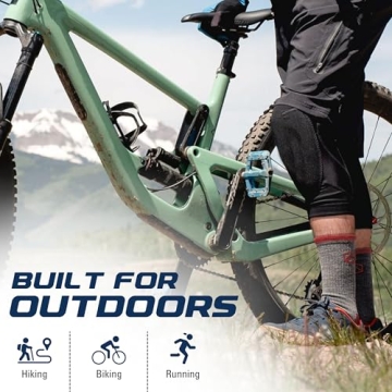 CloudLine Merino Wool Hiking Socks for Men & Women