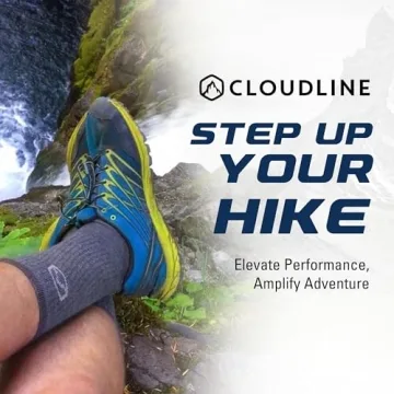 CloudLine Merino Wool Hiking Socks for Men & Women
