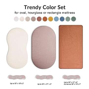 Soft Muslin Bassinet Sheets for All Babies