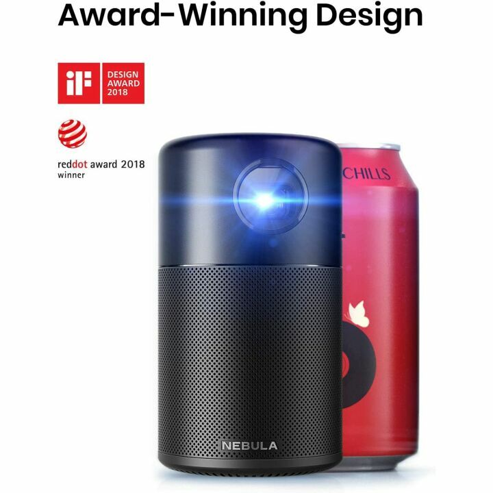 Anker NEBULA Capsule Mini Projector with 4Hr Playtime