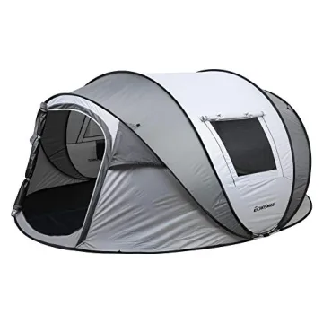 EchoSmile Instant Family Tent for 6, Easy Setup & Water Resistant