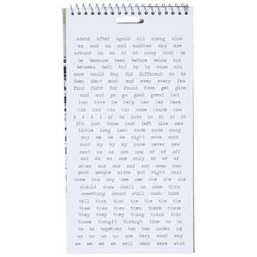 Tim Holtz Idea-ology Chitchat Word Stickers, Black and White Matte Cardstock, 1088 Stickers, TH92998, 1/8"