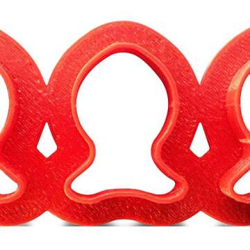 Mini Goldfish Cookie Cutter 1 Inch - 3d Printed Plastic – Made in the USA - CookieCutterCom Brand - Color May Vary