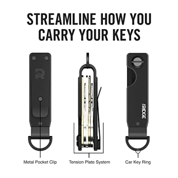 Ridge Key Organizer - Minimalist Essential for Key Management