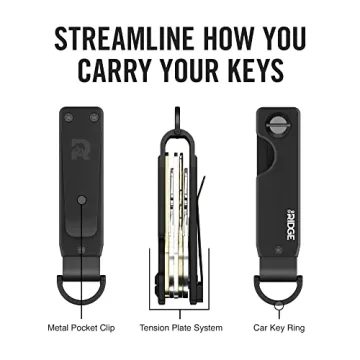 Ridge Key Organizer - Minimalist Essential for Key Management
