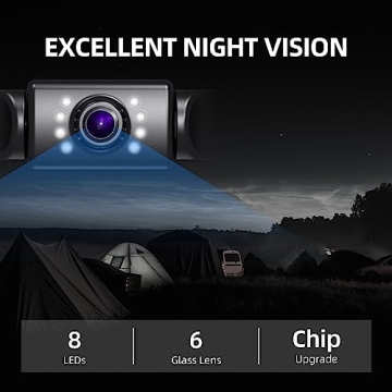 eRapta 4.3'' HD Backup Camera Kit for Cars and Trucks