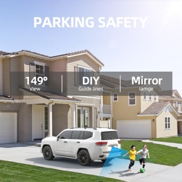 eRapta 4.3'' HD Backup Camera Kit for Cars and Trucks