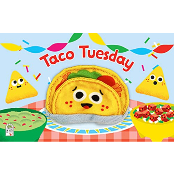 Taco Tuesday Finger Puppet Board Book for Little Taco Lovers, Ages 1-4 (Finger Puppet Book)