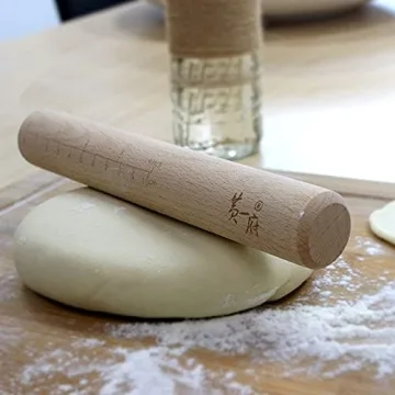 Solid Wood Non-Stick Eco-Friendly Rolling Pin for Baking