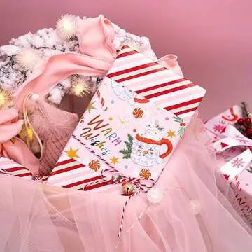 Stylish WRAPAHOLIC Reversible Christmas Wrapping Paper