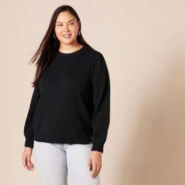 Stylish Women's Soft Touch Pleated Sweater - Cozy & Chic