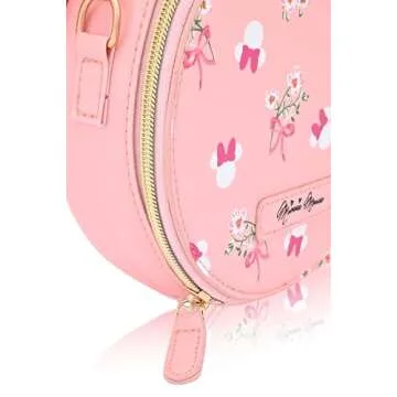 Disney Minnie Mouse Mini Purse Crossbody Handbag for Women | Minnie Mouse Leather Women's Shoulder Handbag | Minnie Mouse Accessories for Girls, Boys, Adults, Unisex