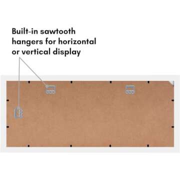 Americanflat 8x20 Collage Picture Frame - Elegant and Durable