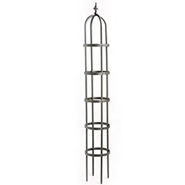 Elegant 7-Foot Metal Garden Obelisk for Climbing Plants | Sturdy, Weatherproof Design | Perfect for ...