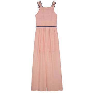 Chic Shirred Bodice Jumpsuit for Tween Girls 7-16