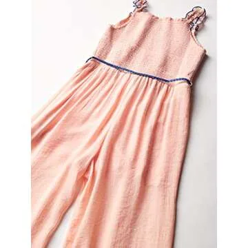 Chic Shirred Bodice Jumpsuit for Tween Girls 7-16