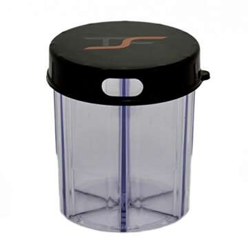 TSF Travel Pill Vitamin Medication Holder Dispenser Organizer Storage