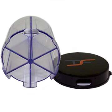 Travel Pill Organizer for Vitamins and Supplements Storage