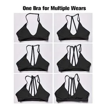 YEOREO Strappy Backless Sports Bra for Women