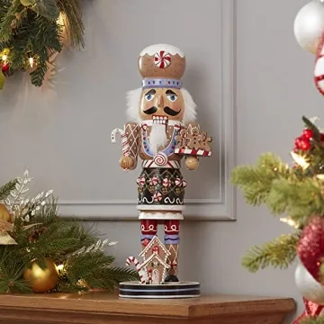Stunning Kurt Adler 16-Inch Gingerbread Nutcracker