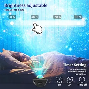Easeking Star Projector Galaxy Light with Bluetooth Speaker