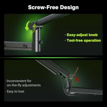 AA AUDIO ACCESSORY Boom Arm for Heavy Mics Support