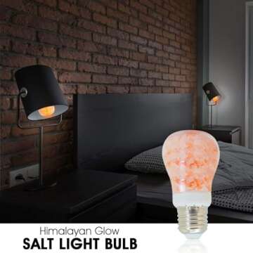 WBM Smart E26 Led Light Bulb 7 Watt Himalayan Salt Bulb 30000 hrs Years Life Dimmable Led Light Bulb (Pack of 2)