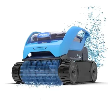 Polaris Pixel Compact Cordless Robotic Pool Cleaner for Above-Ground & In-Ground Pools up to 30ft, L...