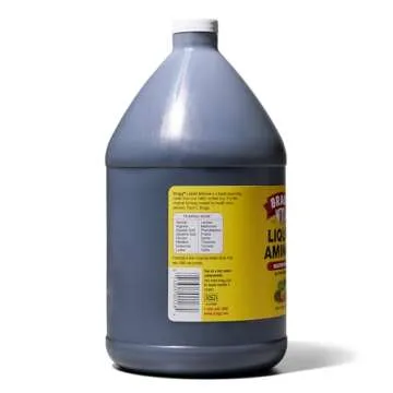 Bragg Liquid Aminos All Purpose Seasoning – Soy Sauce Alternative – Gluten Free, No GMO’s, Kosher Certified, 1 Gallon