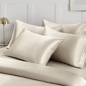 Ersmak 6-Piece Satin Duvet Cover Set for California King