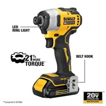 DEWALT ATOMIC Cordless Drill Combo Kit Compact 20V MAX
