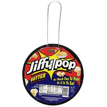 Jiffy Pop Butter Popcorn, Fun Snack for All Ages